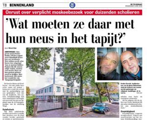 Cultuur onder Vuur roept ouders op tot burgerlijke ongehoorzaamheid bij moskeebezoek