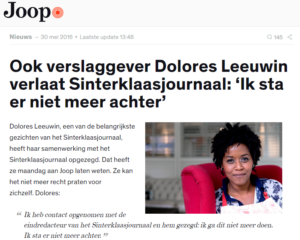 Dolores Leeuwin vertrekt, hoera! Zwarte Piethater nr. 2 weg!