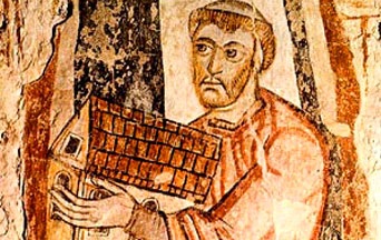 Lessen van de heilige Benedictus Biscop die de kerken van Engeland versierde