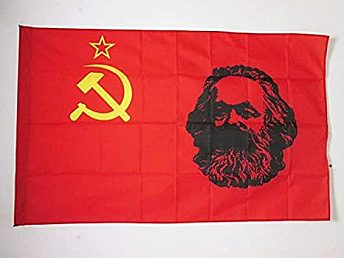 Communist flag Marx