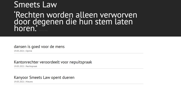 Gezin in Gevaar Sidney Smeets maakt doorstart als advocaat,…