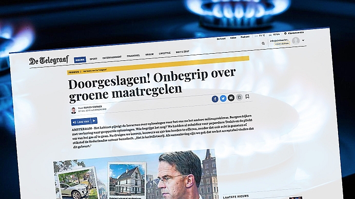 Rutte, stop de strijd tegen aardgas!