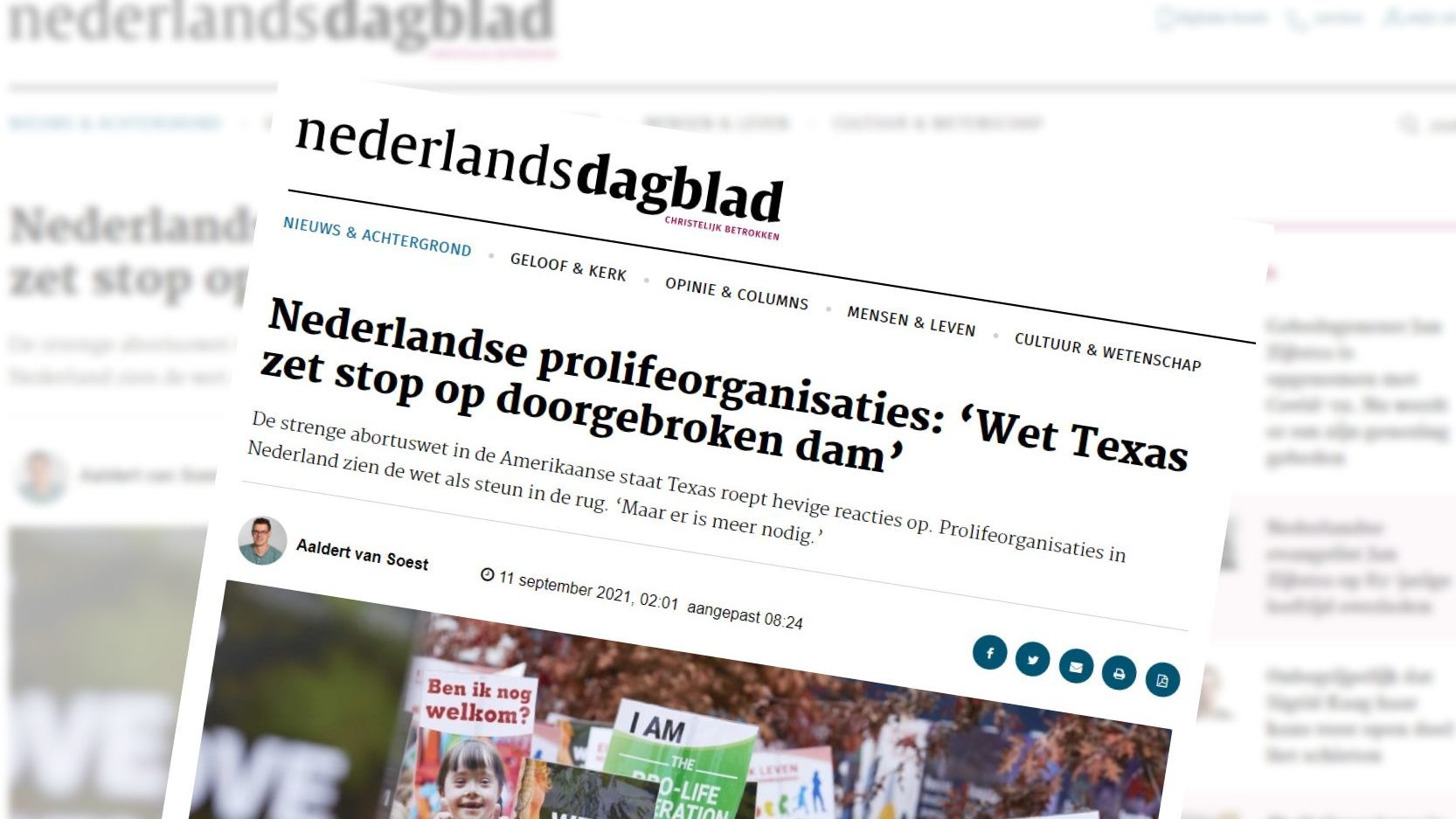 Stirezo geïnterviewd over Texaanse abortuswet: ‘Jarenlang zaaien draagt vrucht’